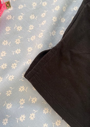 Siyah Pamuklu Hamile Uzun Kollu Tişört - Görsel 4