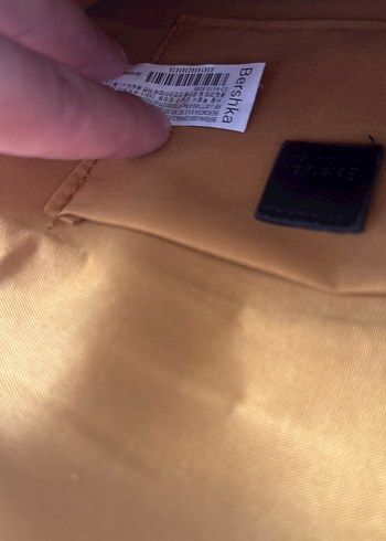 Zincir Detaylı Yılan Desenli Süet Kadın Çanta - Görsel 7