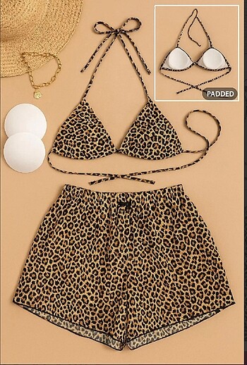 l Beden Leopar bikini set