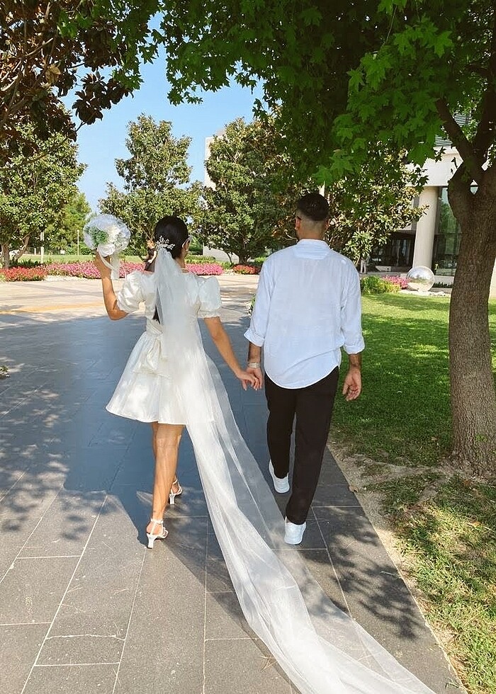 Mini nikah elbisesi - Görsel 2