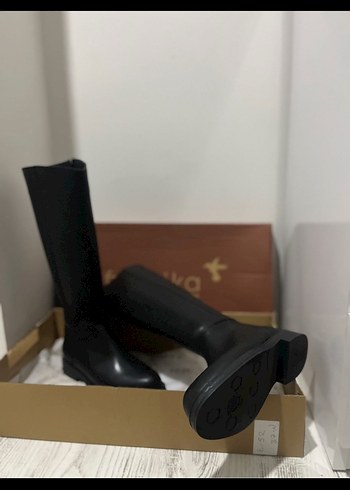 Kadın Siyah çizme - Görsel 2