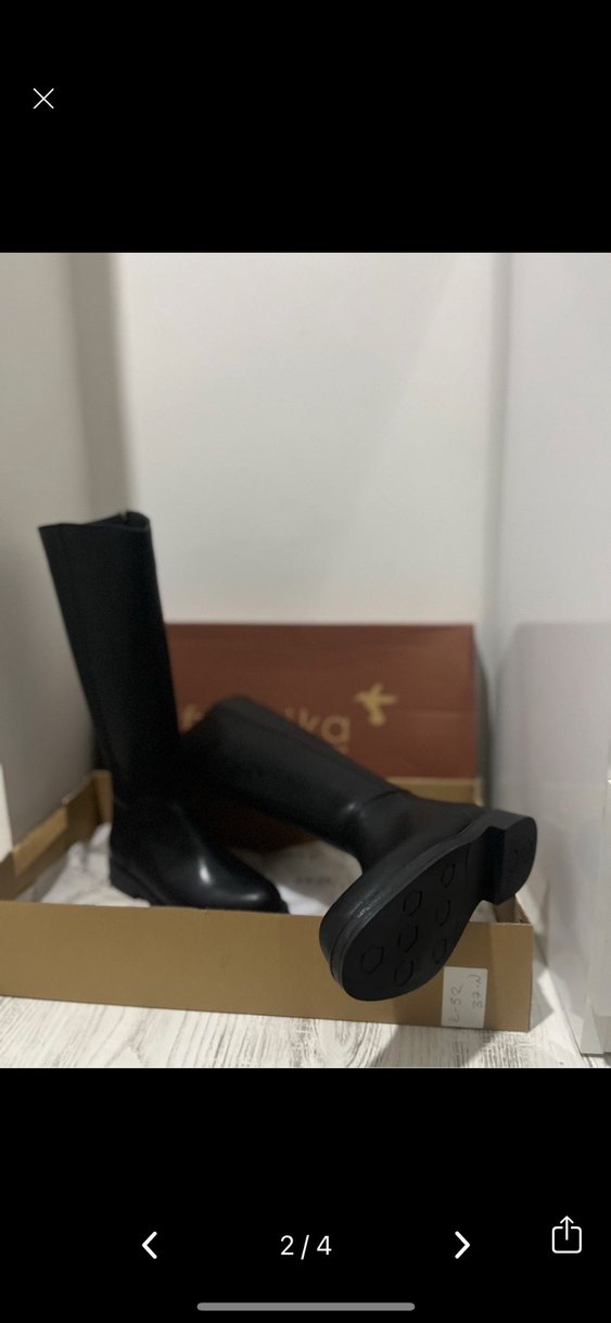 Kadın Siyah çizme - Görsel 2