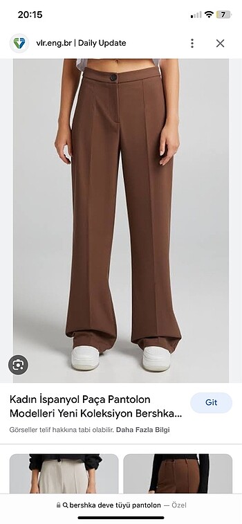 Bershka kumaş pantolon