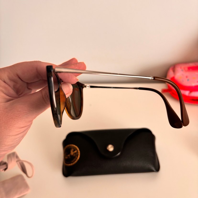 Ray-Ban Kahverengi Kaplumbağa Desenli Güneş Gözlüğü — görsel 3/4