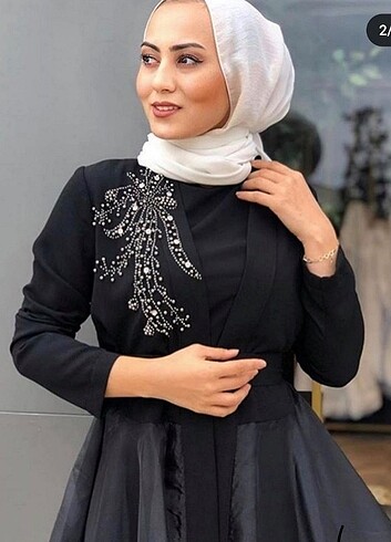 Diğer Organize taşlı abaya 