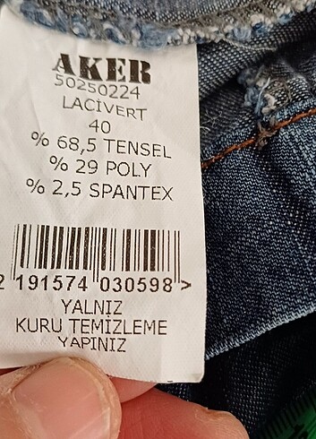 l Beden lacivert Renk Lacivert kot ceket