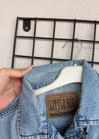 LTB Düğmeli Mavi Kadın Denim Ceket