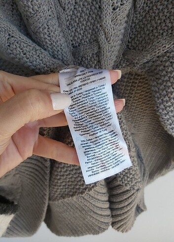 xl Beden kahverengi Renk Only Oversize Kazak