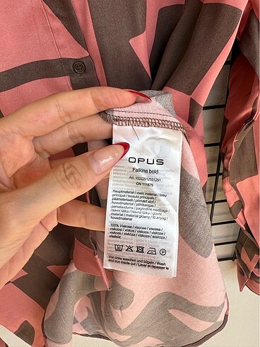 s Beden çeşitli Renk Opus desenli gömlek