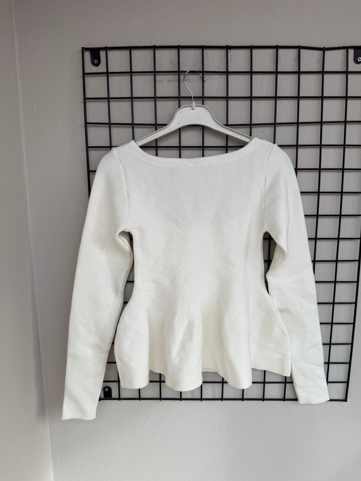 Zara volanlı yumoş triko - Görsel 5