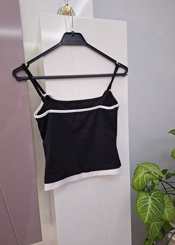 Modagram Siyah Straplez Mini Crop Top