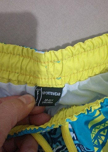 Erkek Çocuk Renkli Desenli Mayo Şort - Görsel 2