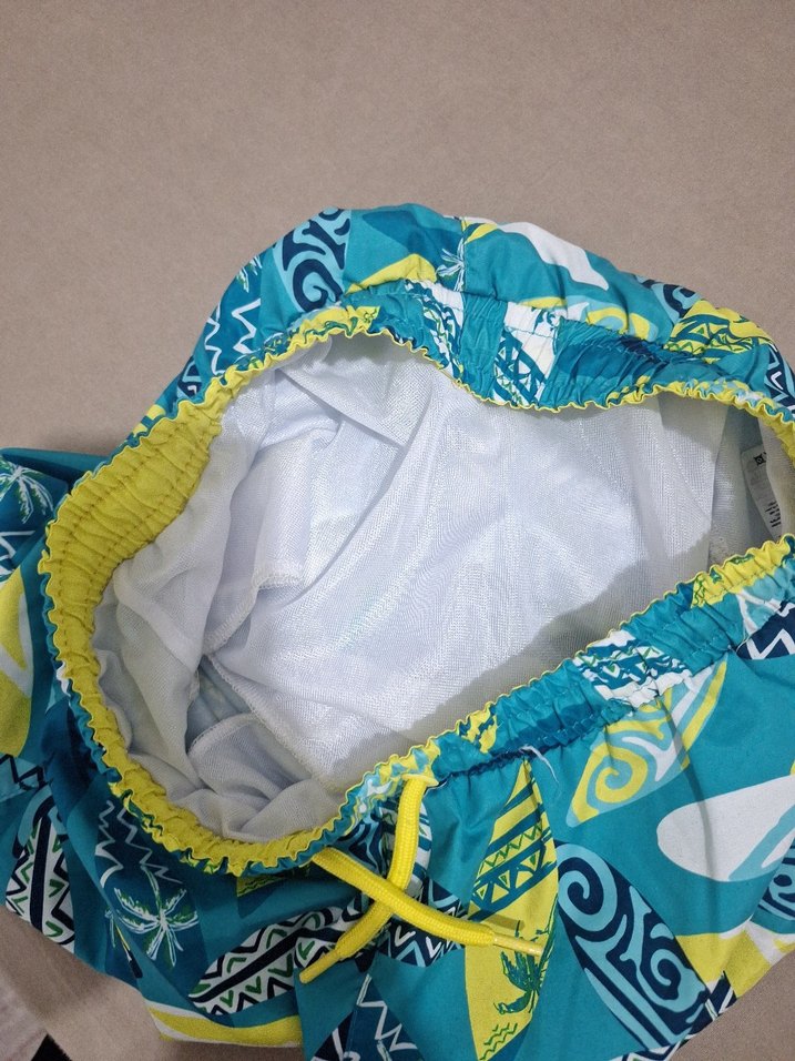 Erkek Çocuk Renkli Desenli Mayo Şort - Görsel 4