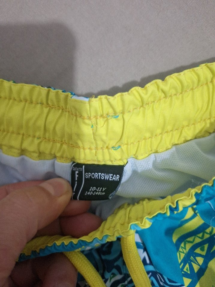 Erkek Çocuk Renkli Desenli Mayo Şort - Görsel 2