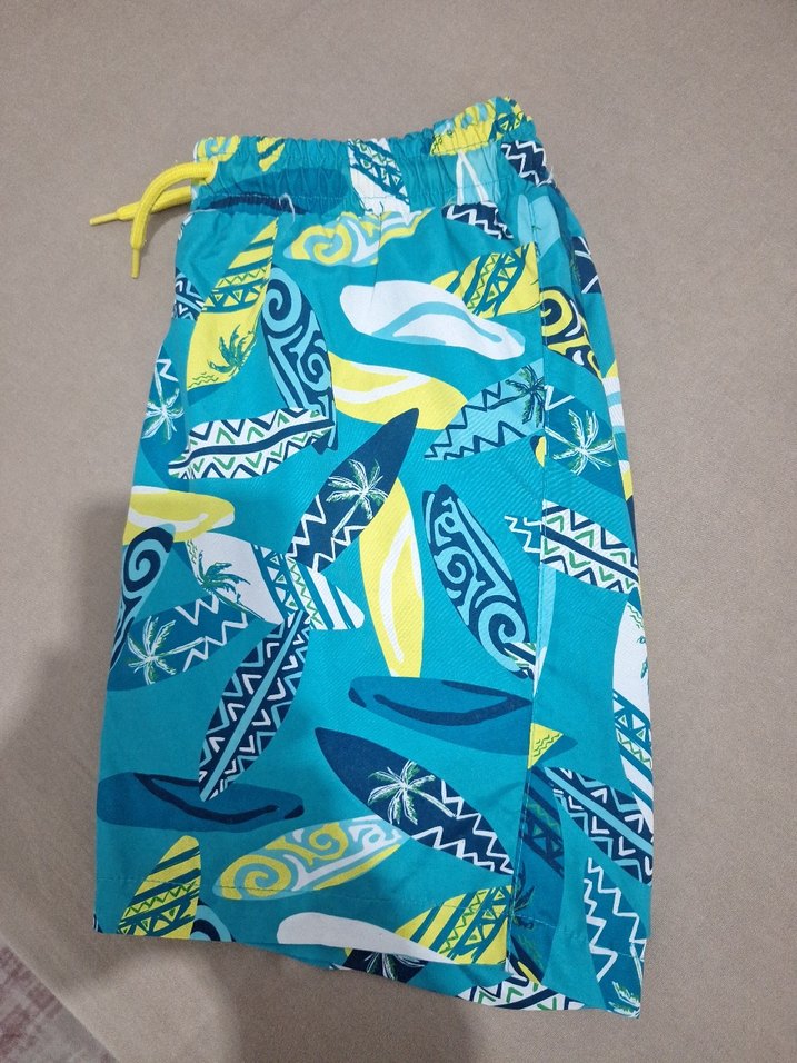 Erkek Çocuk Renkli Desenli Mayo Şort - Görsel 3