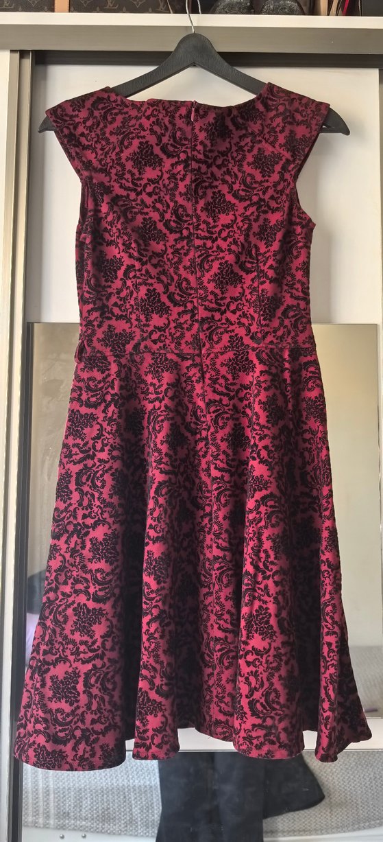 Bordo Desenli jile - Görsel 3