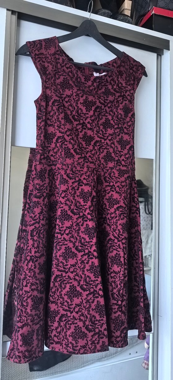 Bordo Desenli jile - Görsel 4