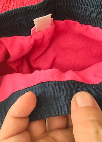 5 Yaş Beden Kız Çocuk Kemerli Koyu Renk Eşofman Altı