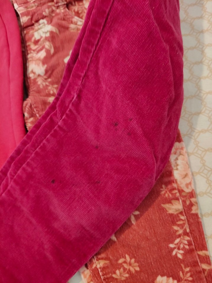 Kız Çocuk Pembe Bohem Düğmeli Pantolon - Görsel 4