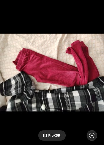 Gri Ekose Düğmeli kız çocuk kaban - Görsel 2