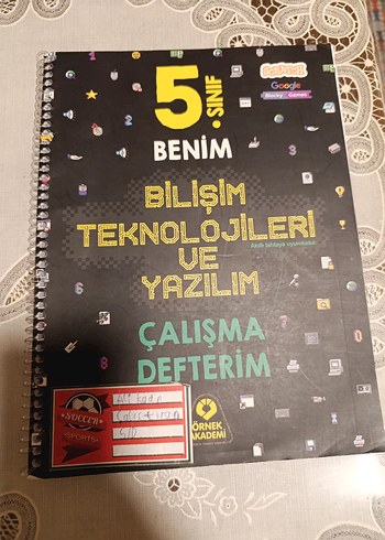 5. Sınıf Bilişim Teknolojileri ve Yazılım Defteri