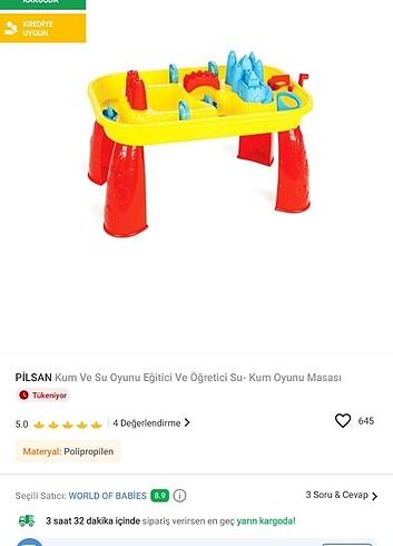 Kum ve su oyunları pilsan