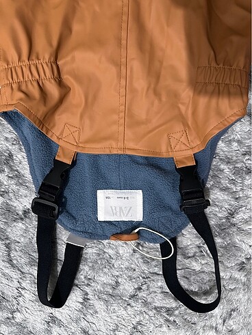 Zara içi polar su geçirmez askıları geçmeli tulum3-4 yaş 104 cm