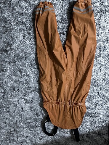 4 Yaş Beden camel Renk Zara içi polar su geçirmez askıları geçmeli tulum3-4 yaş 104 cm