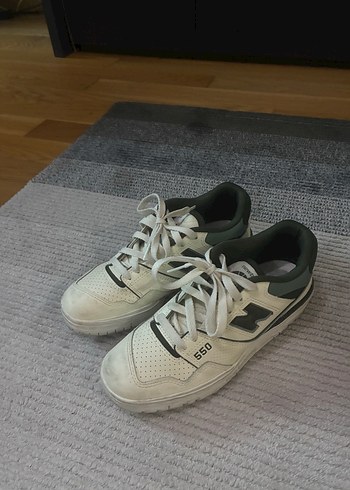 New Balance 550 Beyaz Yesil Retro Sneaker