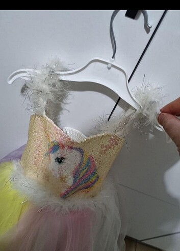 5 Yaş Beden Unicorn abiye