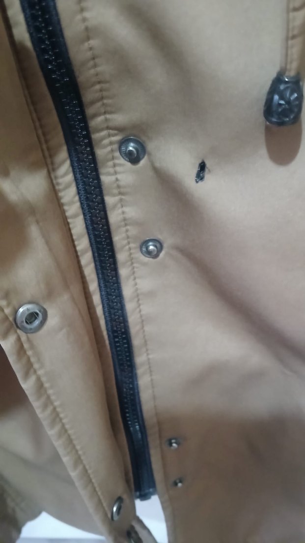 Düğmeli Bej Uzun Kadın Ceket - Görsel 3