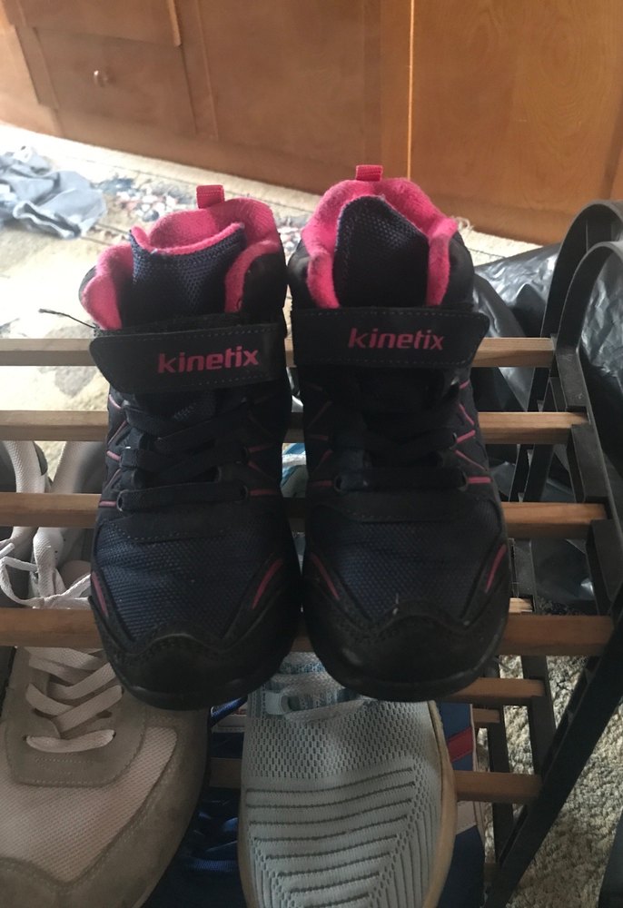 Kinetix Kız Çocuk Gri-Pembe Spor Ayakkabı - Görsel 2