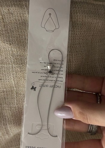 Accessorize  Minimalist Gumus Metal Kolye