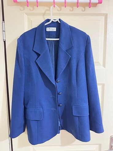 Vintage ürün Koyu lacivert blazer ceket