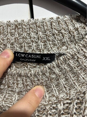 xxl Beden LCW Casual Vizon Kazak/ Sweatshirt
