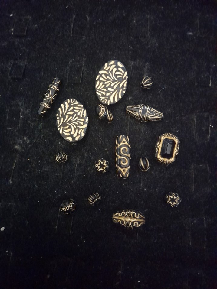 bohem tarz çeşitli boncuk seti - Görsel 2