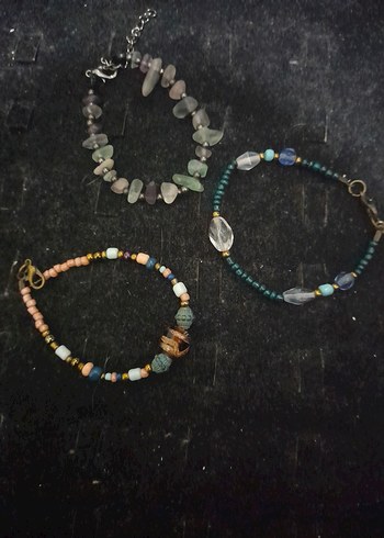 Bohem Çok Renkli Boncuklu Bileklik Seti - Görsel 2