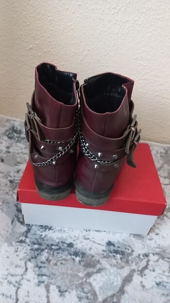 39 Beden bordo Renk Bottt