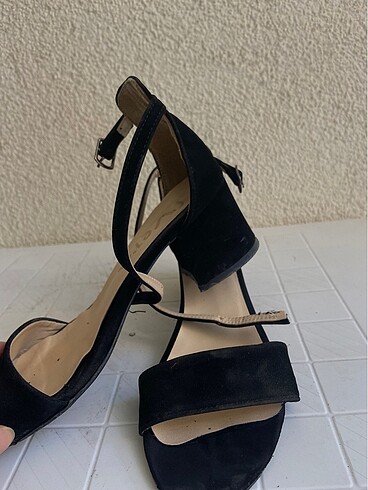 Zara Siyah sandalet