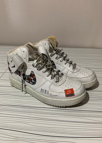 Nike Beyaz Yuksek Bilekli Sneaker