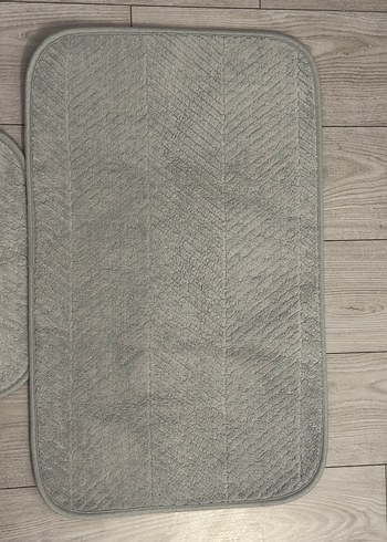 Beden gri Renk Madame Coco Açık Gri Banyo Paspası