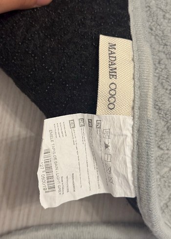 Madame Coco Madame Coco Açık Gri Banyo Paspası