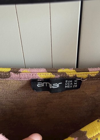 Zara Sarı Çiçek Desenli pembe Mini Elbise