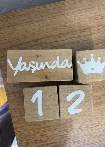 Beyaz Ahşap Oyuncak Blok Seti - Görsel 2