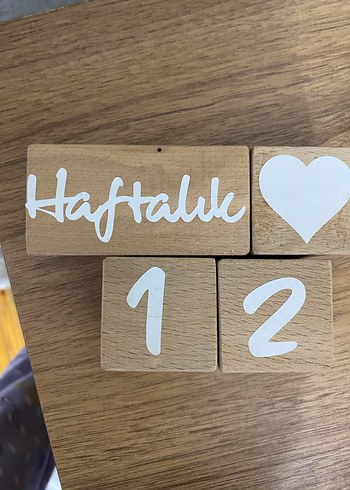 Beyaz Ahşap Oyuncak Blok Seti - Görsel 4