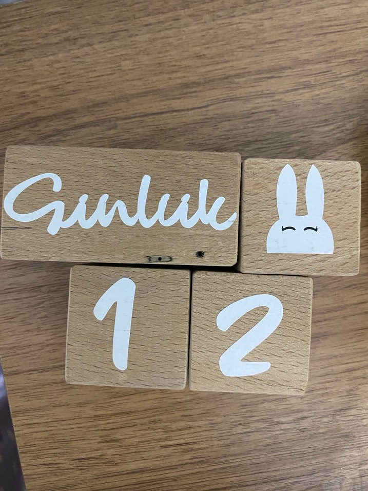 Beyaz Ahşap Oyuncak Blok Seti - Görsel 3