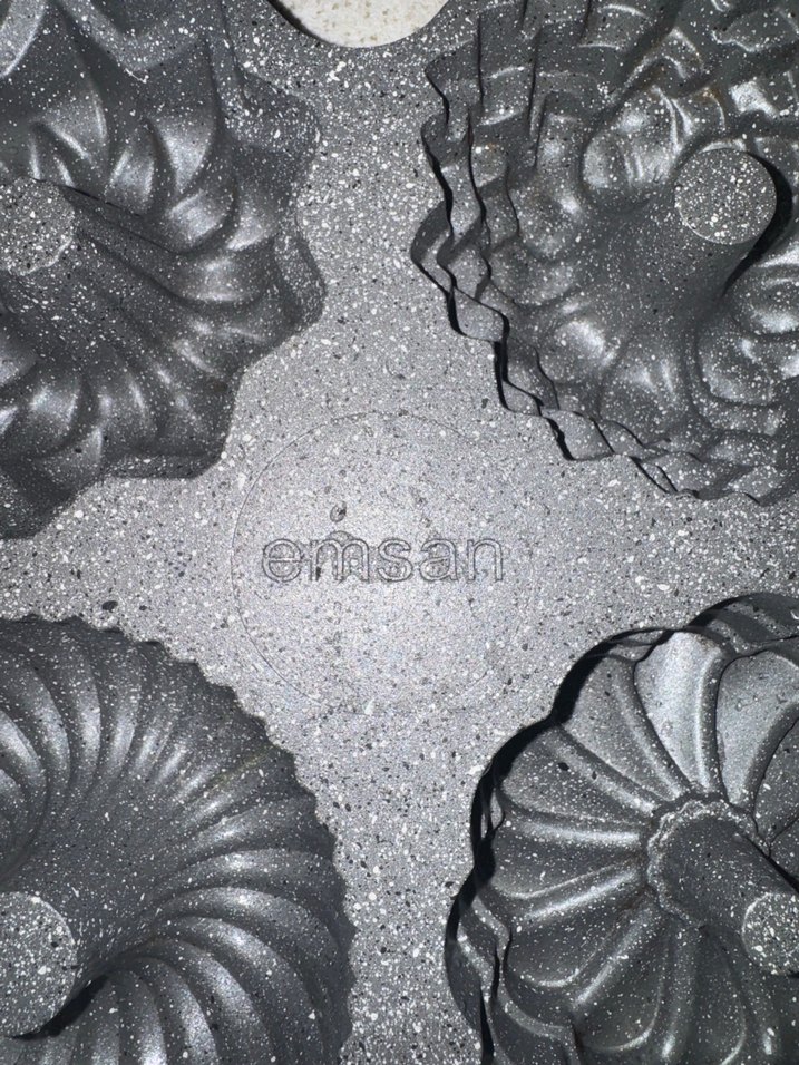 4'lü Gri Kek Kalıbı Seti - Görsel 3