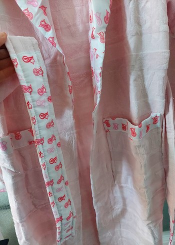 SIFIR ETİKETLİ BORNOZ S M L XL siparis üzerine getirtilecek - Görsel 4