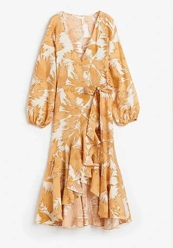 s Beden sarı Renk H&M elbise