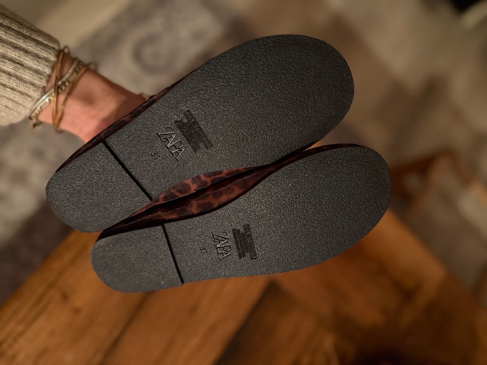 Kahverengi Leopar Desenli Tokalı babet - Görsel 3